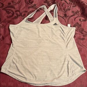 Adidas Women's Light Gray Tank Top